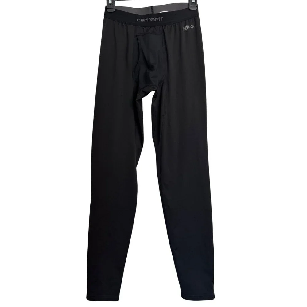 Carhartt Force Size Small Heavyweight Men's Black Knit Base Layer Pant Termal NW